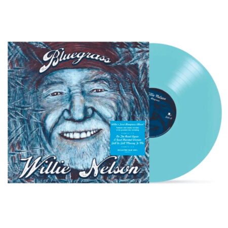 Willie Nelson - Bluegrass Marbled Electric Blue (LP) | Fiftiesstore