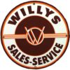 Willy's Sales-Service Metalen Bord 60 cm | Willys (Jeep)
