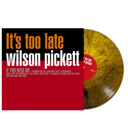 Wilson Pickett - It's Too Late (Oranje Marble Vinyl) - LIMITED (LP) | Fiftiesstore