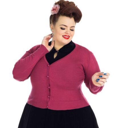 Hearts & Roses Wine Cardigan Longsleeve-S | 21% korting | Hearts and Roses