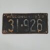 Wisconsin - 1939 Originele Kentekenplaat | The Dutch Pickers