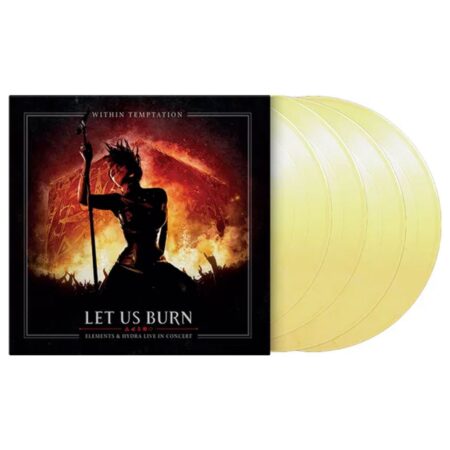 Within Temptation - Let Us Burn (Elements & Hydra Live In Concert) (Geel & Wit Marbled) 4 (LP) | Fiftiesstore