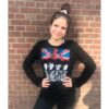 Women Long Sleeve T-shirt The Beatles UK Flag-XL | Fiftiesstore