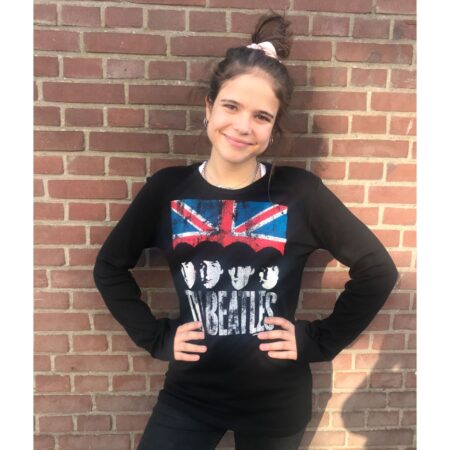 Women Long Sleeve T-shirt The Beatles UK Flag-XL | Fiftiesstore