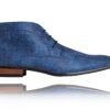 Woven Aqua High Lureaux - Handgemaakte Nette Schoenen Voor Heren | Lureaux