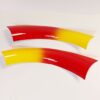Wurlitzer 1100 Rood En Geel Plastic Bogen (Paar) | Wurlitzer