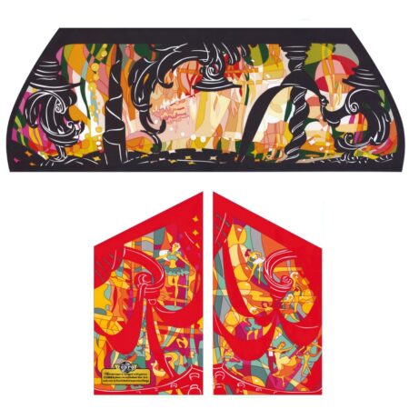 Wurlitzer 1250 Top Diffuser Set Stickers | Wurlitzer