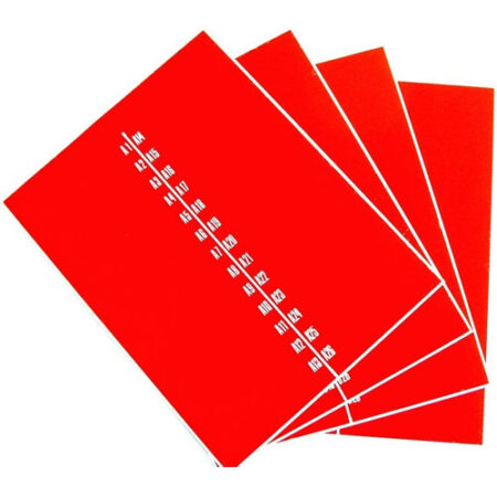 Wurlitzer 1700 stickers titelkaart bordjes (smal) | Wurlitzer