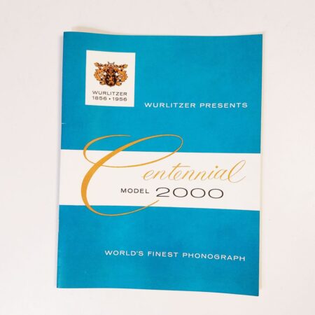 Wurlitzer 2000 Informatie Folder | Wurlitzer
