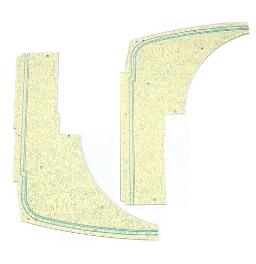 Wurlitzer 2104 Set Afdekbordjes Mechaniek Incl. Cobra Sticker | Wurlitzer