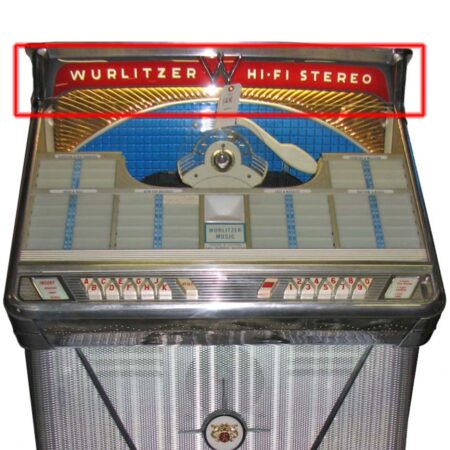 Wurlitzer 2400 Ruit Sticker | Fiftiesstore