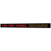 Wurlitzer 2700 Jukebox Model 'Ten Top Tunes' Display Strook | Wurlitzer