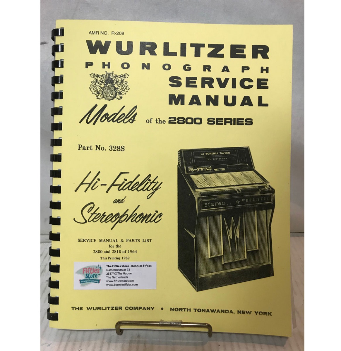 Wurlitzer 2800 And 2810 Jukebox Service Manual | Wurlitzer