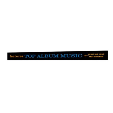 Wurlitzer 2800 Model 'Top Album Music' Display Strook - Blauw | Fiftiesstore