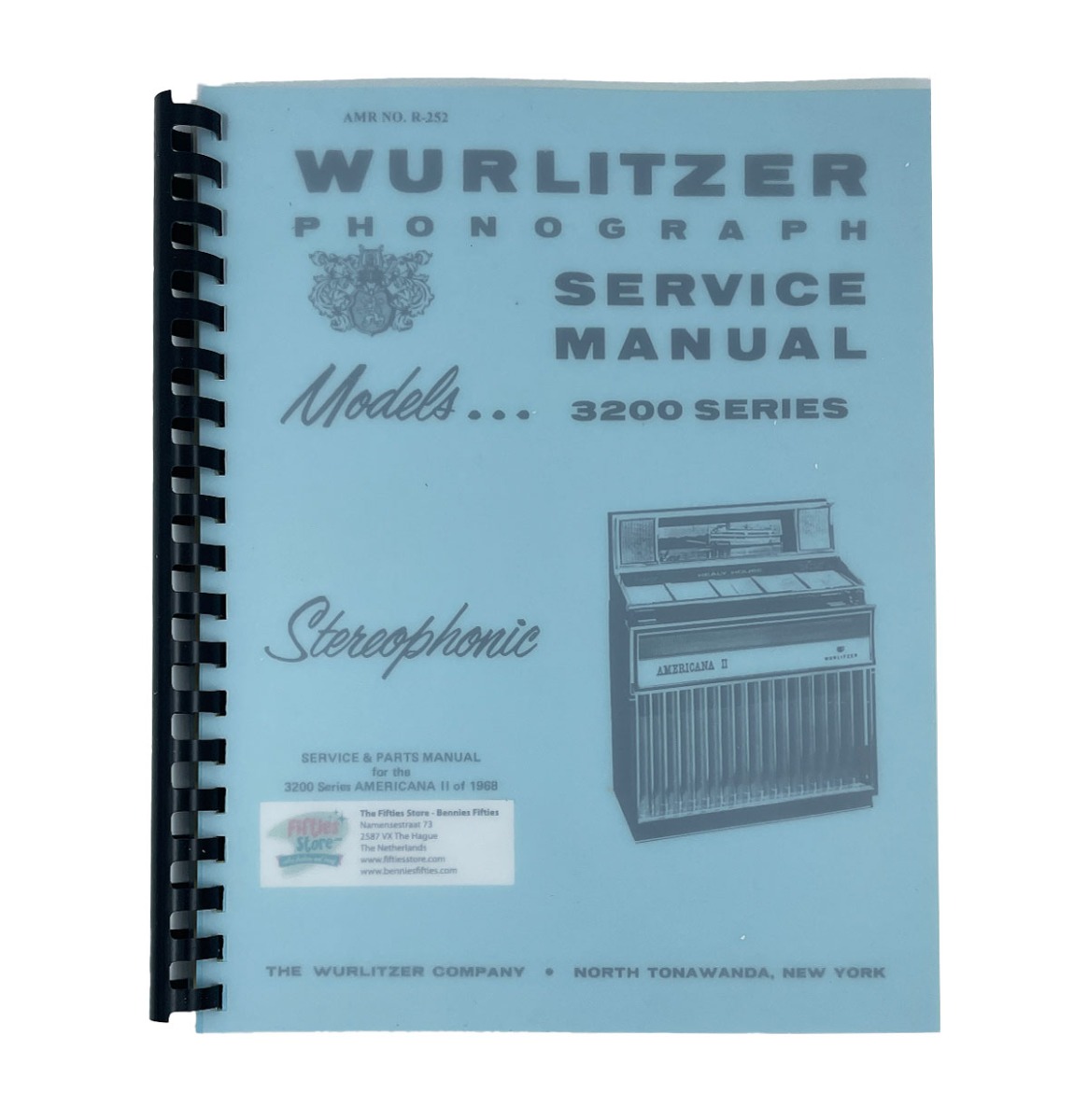 Wurlitzer 3200 Series Jukebox Services Manual | Wurlitzer