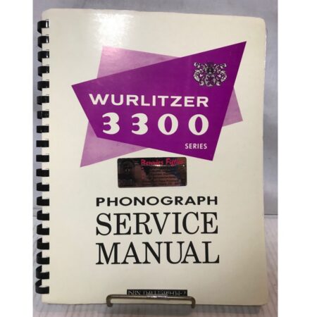 Wurlitzer 3300 Jukebox Service Manual | Wurlitzer
