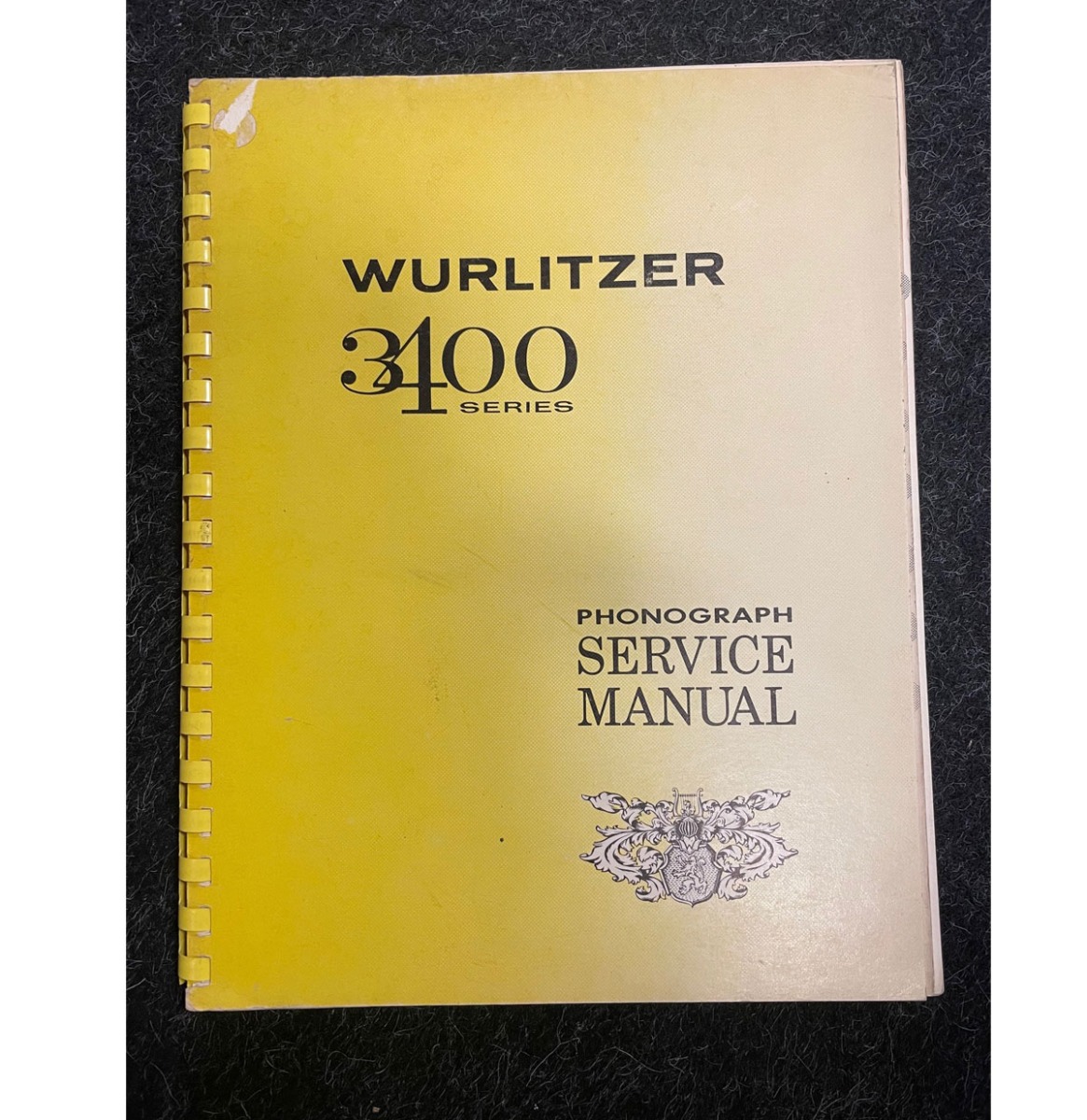 Wurlitzer 3400 manual original | Wurlitzer