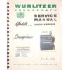 Wurlitzer 3800 Americana Jukebox Service Manual | Wurlitzer