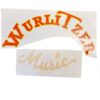 Wurlitzer 4006 Speaker Stickers Set - Geel | Wurlitzer