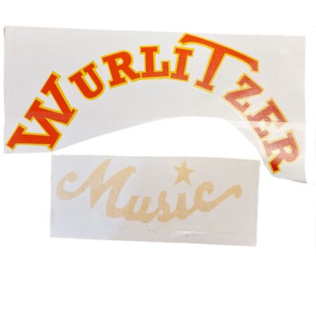 Wurlitzer 4006 Speaker Stickers Set - Geel | Wurlitzer