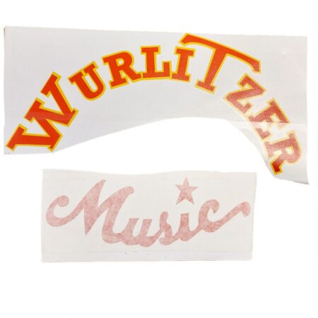 Wurlitzer 4006 Speaker Stickers Set - Rood | Wurlitzer