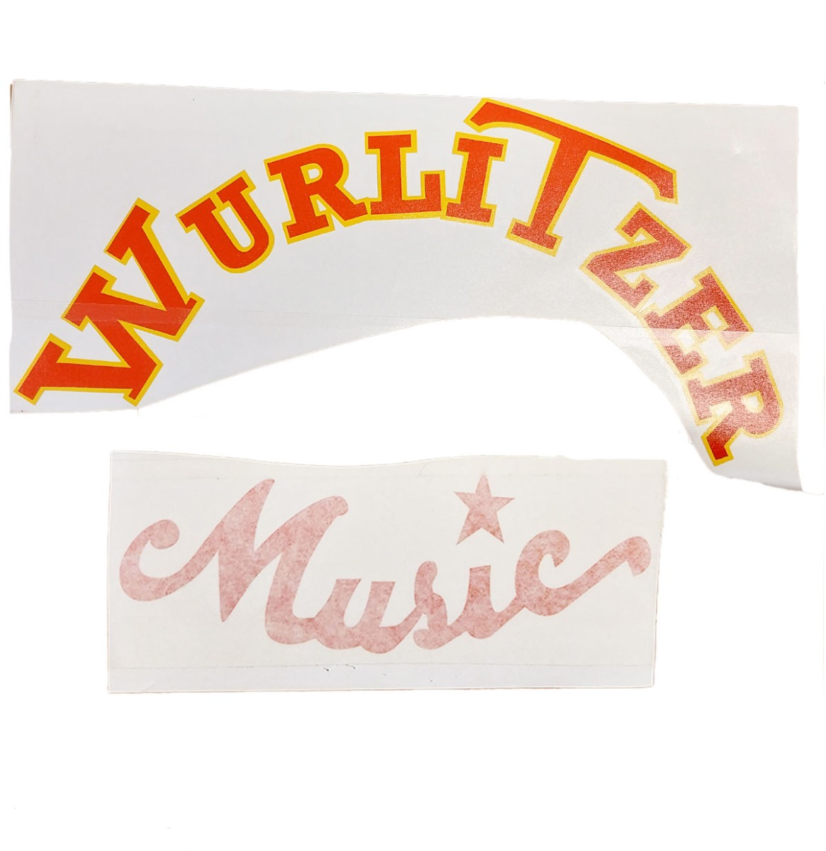Wurlitzer 4006 Speaker Stickers Set - Rood | Wurlitzer