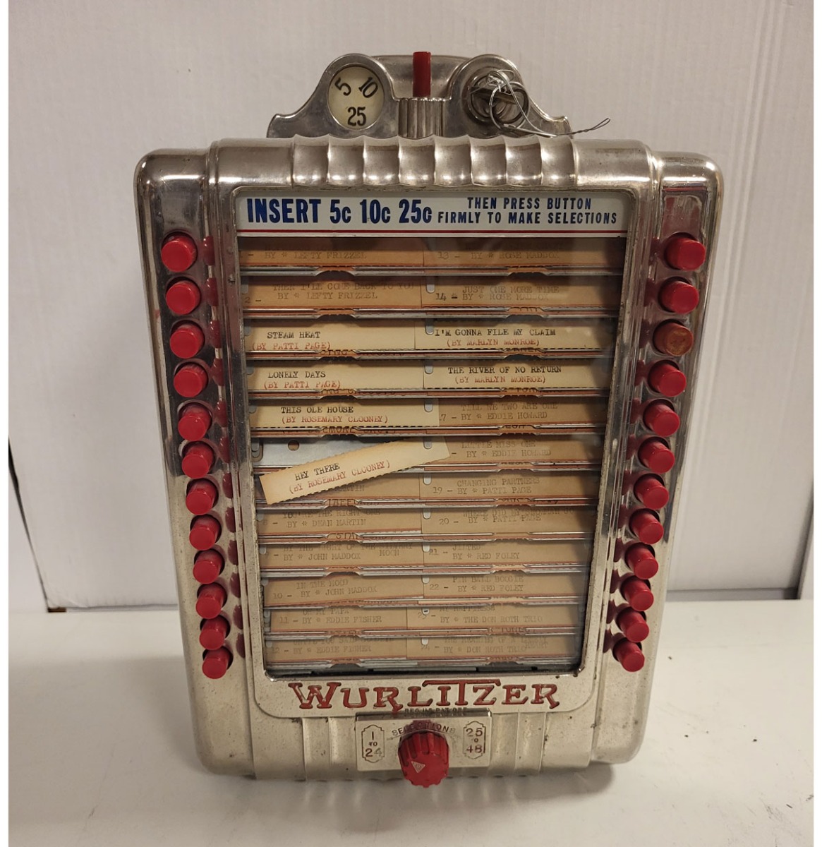 Wurlitzer 4820 Wallbox - 1950 - 48 Select | Wurlitzer