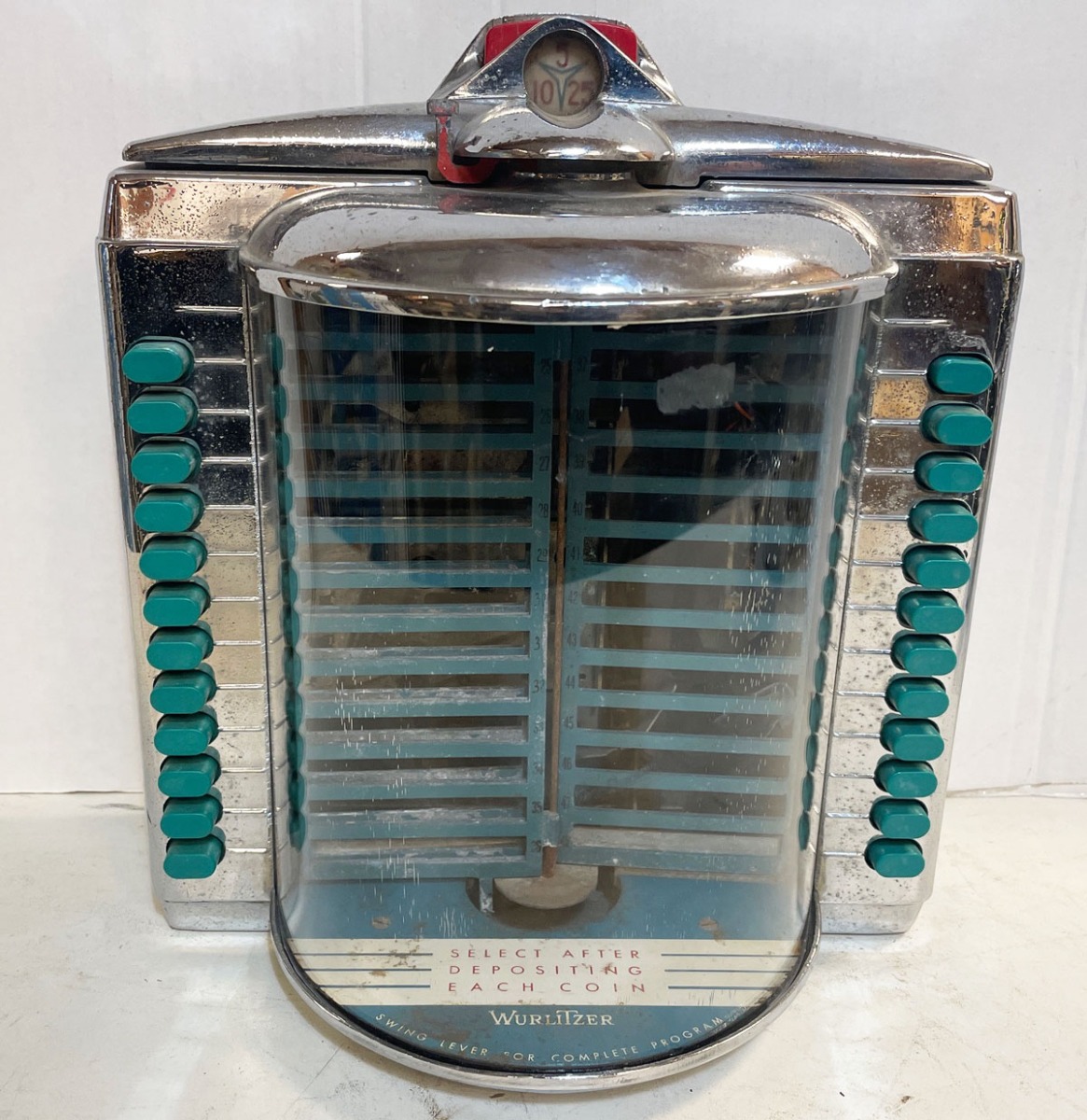 Wurlitzer 5206 Wall Box 1953-1954 Origineel | Wurlitzer
