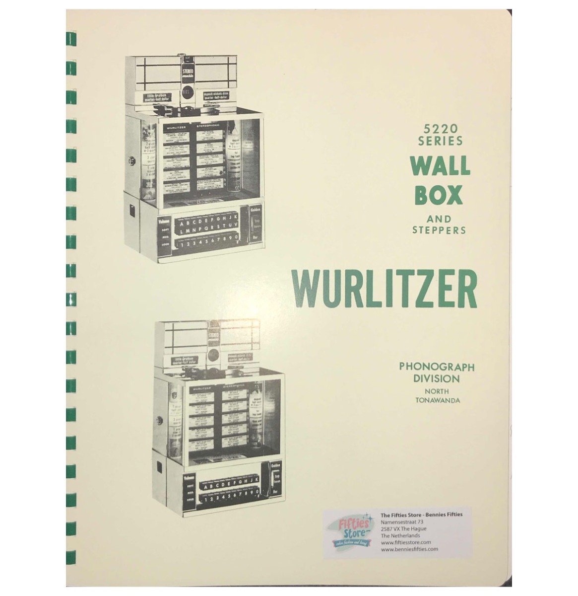 Wurlitzer 5220 Series Wallbox & Steppers Service Manual | Wurlitzer