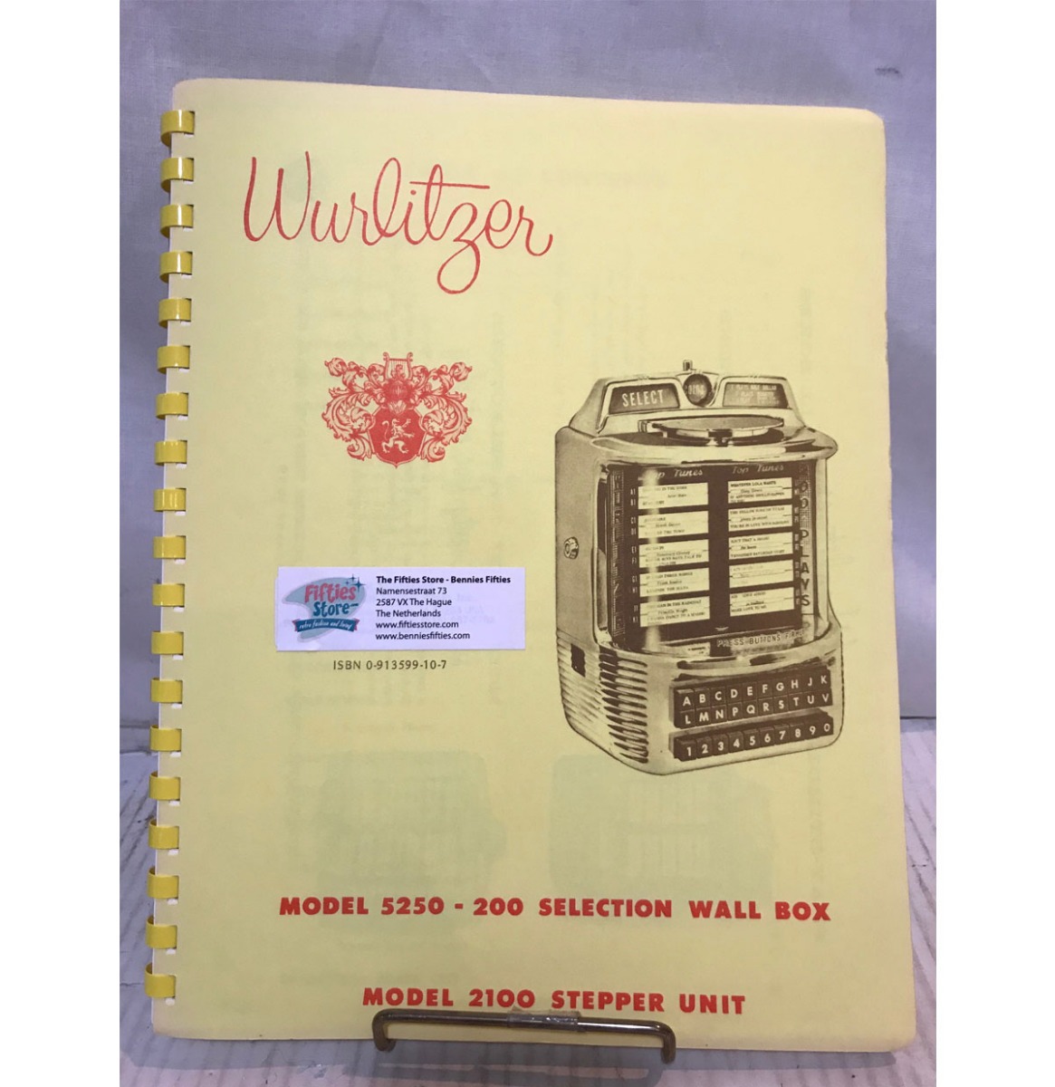 Wurlitzer 5250 Wallbox And 2100 Stepper Service Manual | Wurlitzer
