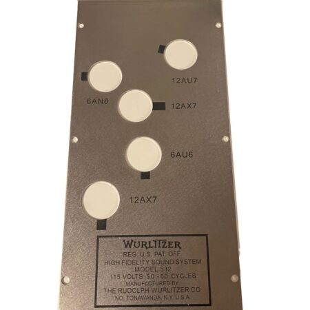 Wurlitzer 532 Versterker Afdekplaat | Wurlitzer