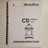 Wurlitzer CD Jukebox CDM 4-I Operating Instructions Manual | Wurlitzer