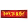 Wurlitzer Lyric Translight Glas Voorkant Display Decal | Fiftiesstore