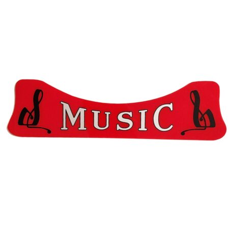 Wurlitzer Model 220 Speaker Rood Plastic 'Music' | Wurlitzer