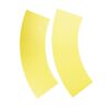 Wurlitzer OMT Geel Plastic Paneel Achter Bubble Tubes - Set Links en Rechts | Wurlitzer