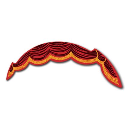 Wurlitzer OMT Model Rood Gordijn Achtergrond Vinyl Sticker | Fiftiesstore