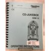 Wurlitzer One More Time Jukebox CDM12 Operating Instructions Manual | Wurlitzer