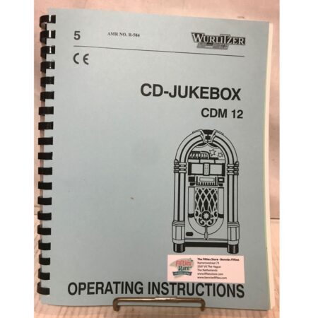 Wurlitzer One More Time Jukebox CDM12 Operating Instructions Manual | Wurlitzer