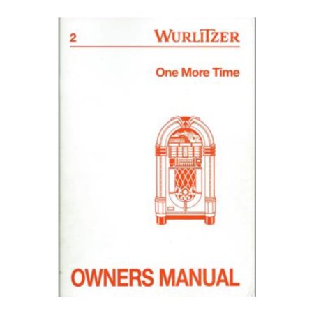 Wurlitzer One More Time Vinyl I-84 Owners Manual | Wurlitzer