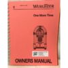 Wurlitzer One More Time Vinyl Manual | Wurlitzer