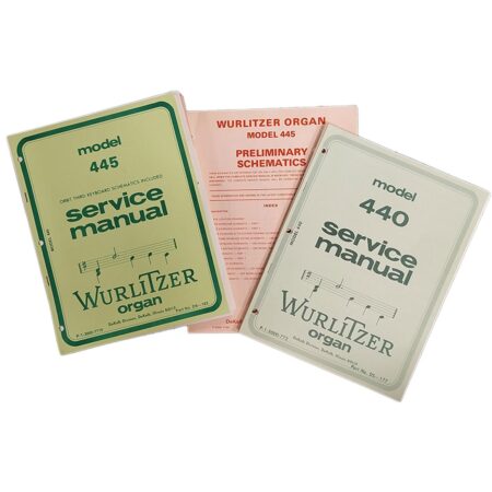 Wurlitzer Organ 440 445 Service Manual | Wurlitzer