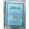 Wurlitzer P-10/P-12 Simplex Instructions Manual | Wurlitzer