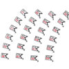Wurlitzer Sticker Letters en Nummers Voor Platencarroussel 1900 / 2104 / 2304 / 2404 / 2504 | Wurlitzer