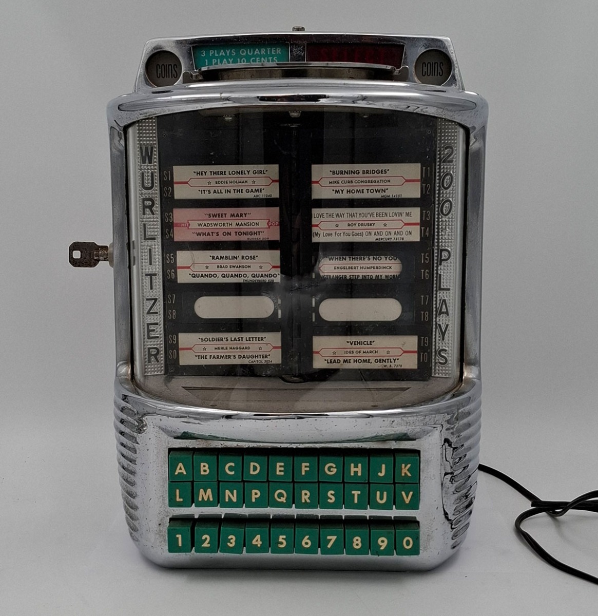 Wurlitzer Wall Box 5210 Uit 1956 | Wurlitzer