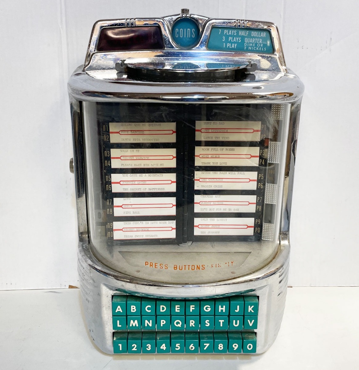 Wurlitzer Wall Box 5250 uit 1957 Origineel | Wurlitzer