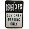 XES Customer Parking Only Metalen Straatbord - Origineel | The Dutch Pickers