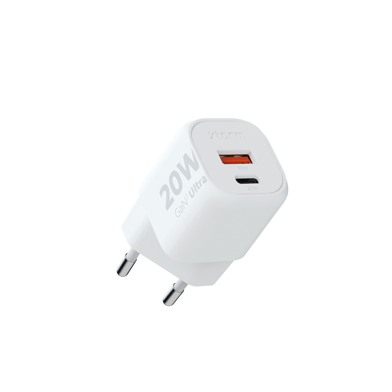 Xtorm GaN2-Ultra Charger 20W 1xUSB-C USB-A Oplader Wit | Xtorm