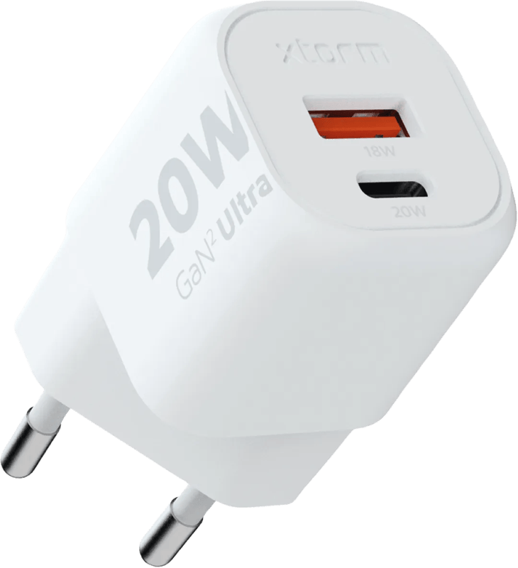 Xtorm Snellader met 2 Usb Poorten 20W Wit