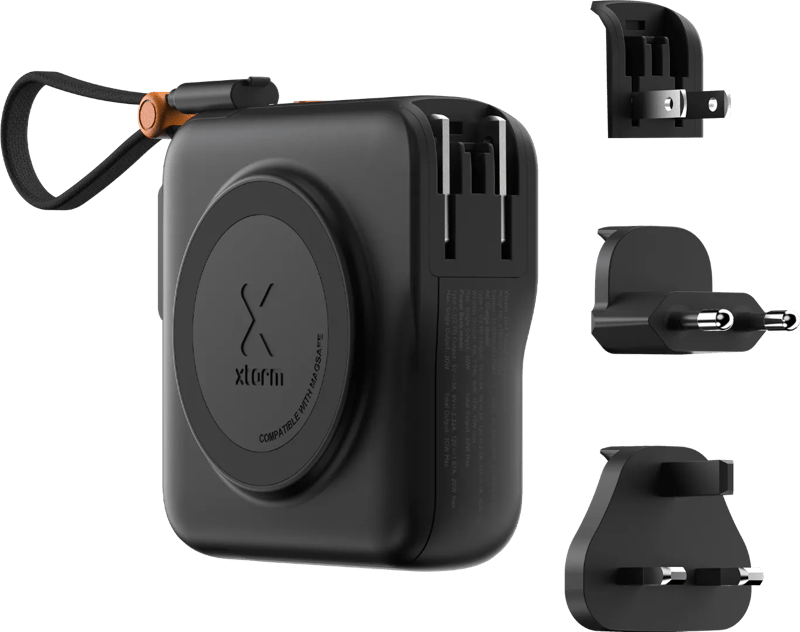 Xtorm TravelPro 30W 3-in-1 MagSafe Powerbank 10.000mAh Zwart