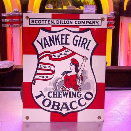 Yankee Girl Chewing Tobacco Emaille Bord - 30 x 23cm | The Dutch Pickers